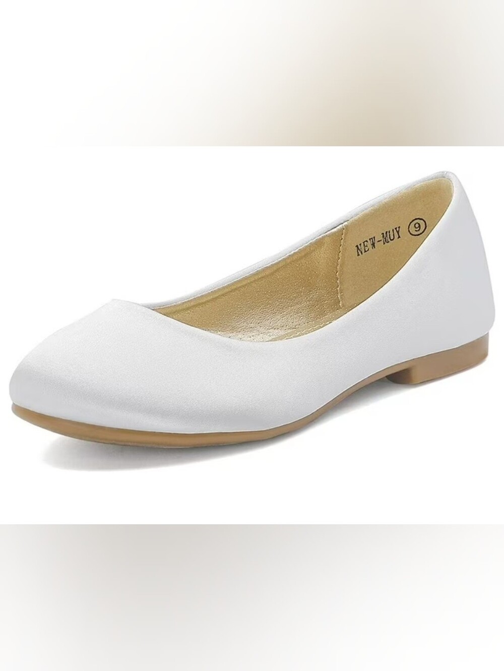 Dream Pairs  Girls Mary Jane Shoes Casual Dress Shoes Satin White Sz 2